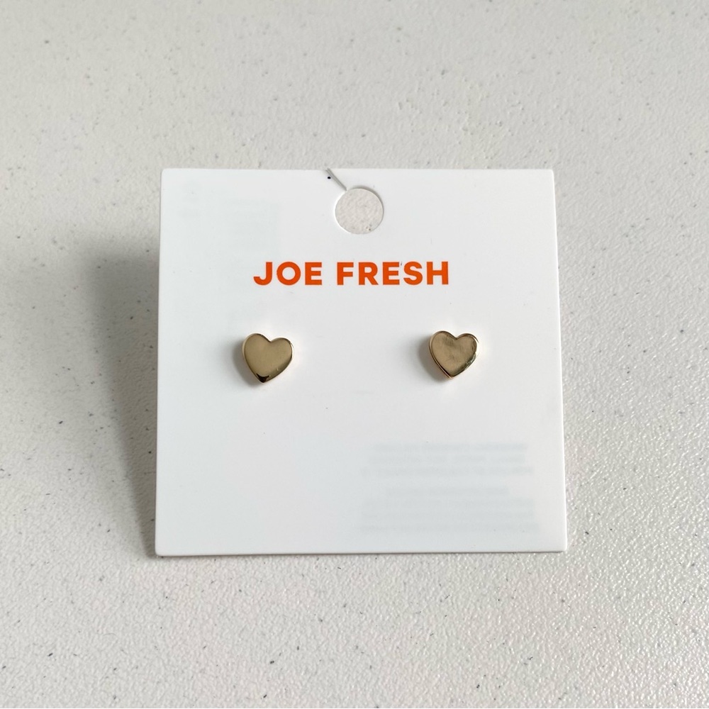 Joe Fresh Heart Stud Earrings